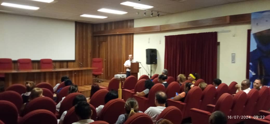 DCTI_ETECSA's tweet photo. Esta mañana, del 16 de julio, comenzó el Forum de la Dirección Central de Tecnologías de Información de @ETECSA_Cuba
Un espacio donde se evidencia la creatividad, entrega e innovación de los trabajadores de esta dirección.
#DCTI #esteesmiazul #30añoscontigo
@RaulCastilloTI https://t.co/3PXX2YH8eU