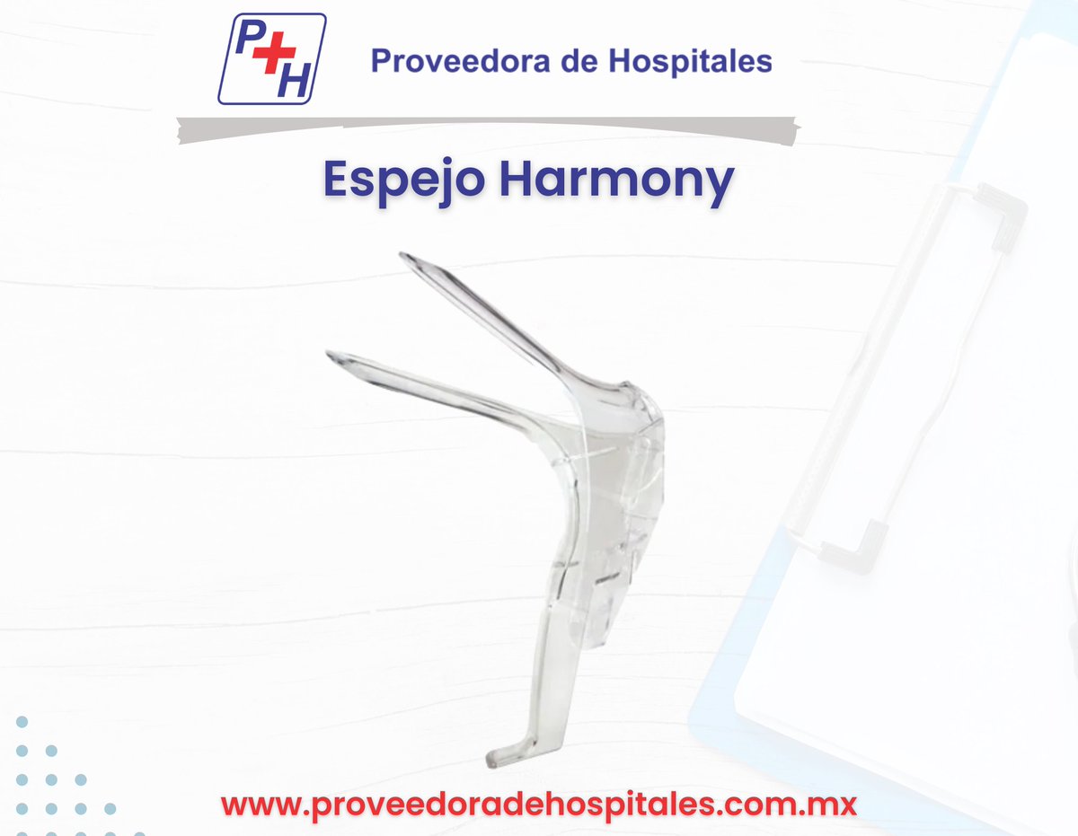ProveedoraHV's tweet photo. 🧑‍⚕️ ¡Descubre el espejo Harmony! 🩺
👉 Diseño que asegura manipulación precisa, fácil extracción y máxima seguridad para las pacientes. ¡Confía en Harmony para un examen cervical sin complicaciones! ✨

Contáctanos 📲
➡️ WhatsApp: 722 350 58 62 📱

#espejo #espejoharmony #harmony https://t.co/AUtwXfmTmb