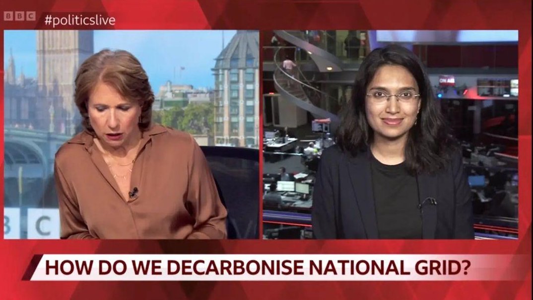 Great to be on <a href="/BBCPolitics/">BBC Politics</a> 
to kick-start the discussion on how to reach a fully decarbonised grid by 2030. 
<a href="/TheSmithSchool/">Oxford Smith School</a> <a href="/INETOxford/">INET Oxford</a> 

24 mins onwards - bbc.co.uk/iplayer/episod…