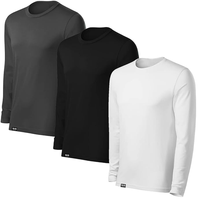 Kit com 3 Camisetas Proteção Solar Uv 50 Ice Tecido Gelado – Slim Fitness