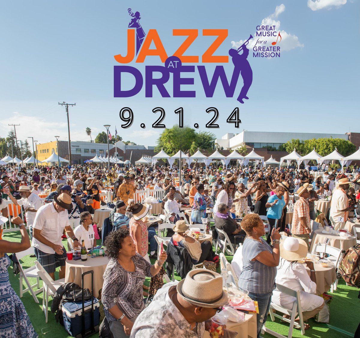 🎶🎷Jazz at Drew is back! CDU's legendary outdoor music event is returning to campus on Sept. 21. Experience the sounds of <a href="/norman_brown/">Norman Brown</a>, Lao Tizer Band ft. <a href="/EricMarienthal/">Eric Marienthal</a>, <a href="/DW3music/">DW3</a>, &amp; <a href="/ErinStevenson/">Erin Stevenson Music</a>. More artists to be announced.

🎟️Secure your tickets! cdrewu.edu/jazz-at-drew/