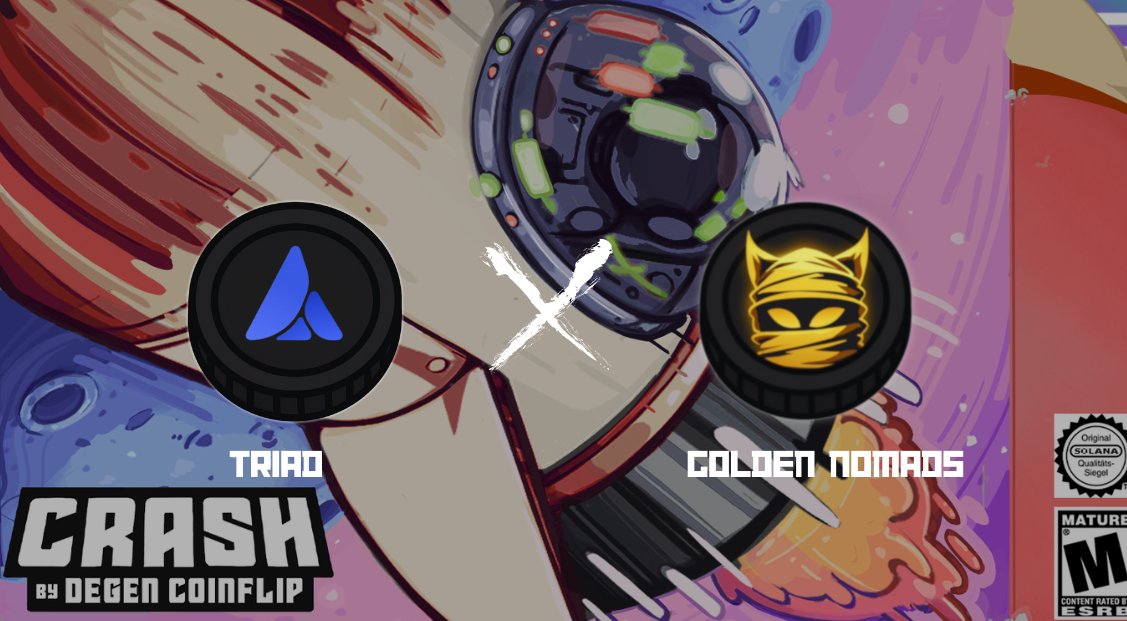 Triad (@triadfi) on Twitter photo GN Legends, See y'all tomorrow! 🔱
CRASH by <a href="/degencoinflip/">Degen Coin Flip</a> & Giveaway!
By our good friends from <a href="/goldennomaddao/">GOLDEN NOMAD DAO</a> 💛
Get ready for some risk-free fun!
The host watches the Degen Pump live game while the chosen 'caller' decides when to shout 'stop' or sets an auto cashout GN Legends, See y'all tomorrow! 🔱
CRASH by <a href="/degencoinflip/">Degen Coin Flip</a> & Giveaway!
By our good friends from <a href="/goldennomaddao/">GOLDEN NOMAD DAO</a> 💛
Get ready for some risk-free fun!
The host watches the Degen Pump live game while the chosen 'caller' decides when to shout 'stop' or sets an auto cashout