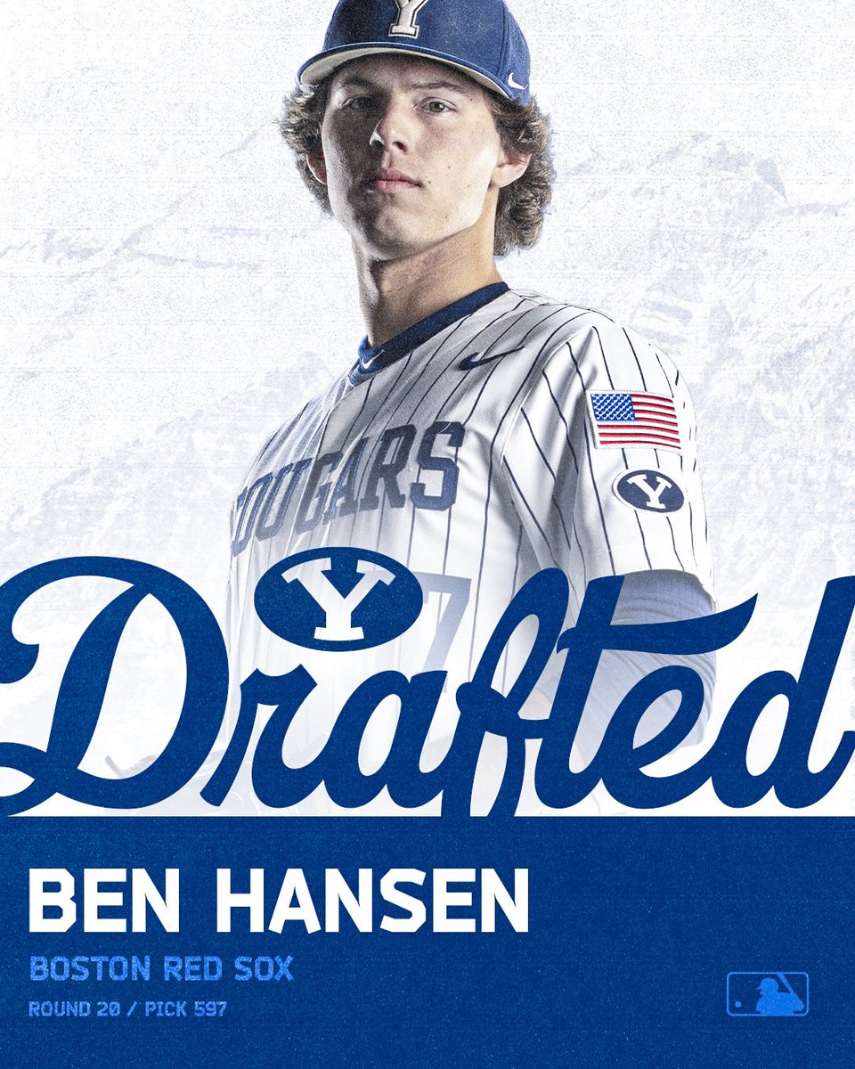 Congrats to Ben Hansen for being selected in the 20th round by the <a href="/RedSox/">Red Sox</a> 👏