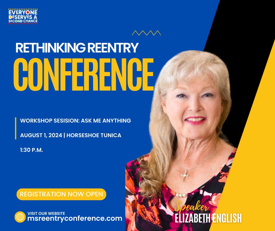 Advocating 4 Justice in Mississippi and Human Rights for those Re-Entering Citizens. Visit msreentryconfernce.com for more information on this Important event and cause.