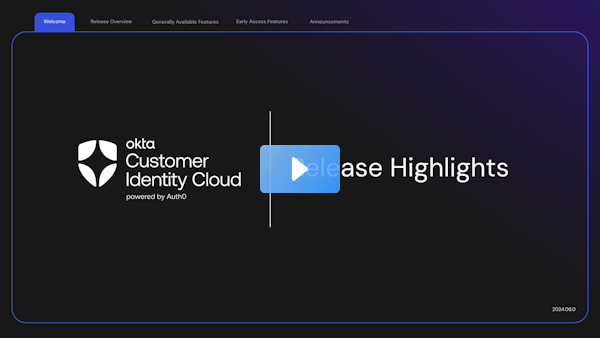 GrantJamesR's tweet photo. Discover the latest highlights from @Okta's Customer Identity Cloud release for June 2024! Learn more and connect with our team for detailed insights. #Okta #IdentityManagement #ProductRelease 🎉🔐
 https://t.co/9pTkTnjMWG https://t.co/s6qXMwFPLi