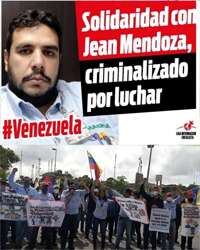 OcandoArguelles's tweet photo. El derecho al trabajo y los derechos de los trabajadores representan principios desarrollados en nuestra Constitución Política Bolivariana. 

#SolidaridadConJeanMendoza https://t.co/wViyw4J24D