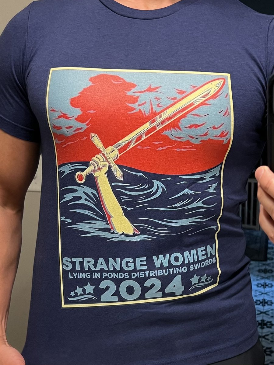 New favorite shirt. I mean, I know Dennis always thought it was no basis for a system of government, but maybe it’s time to reconsider? 🤔