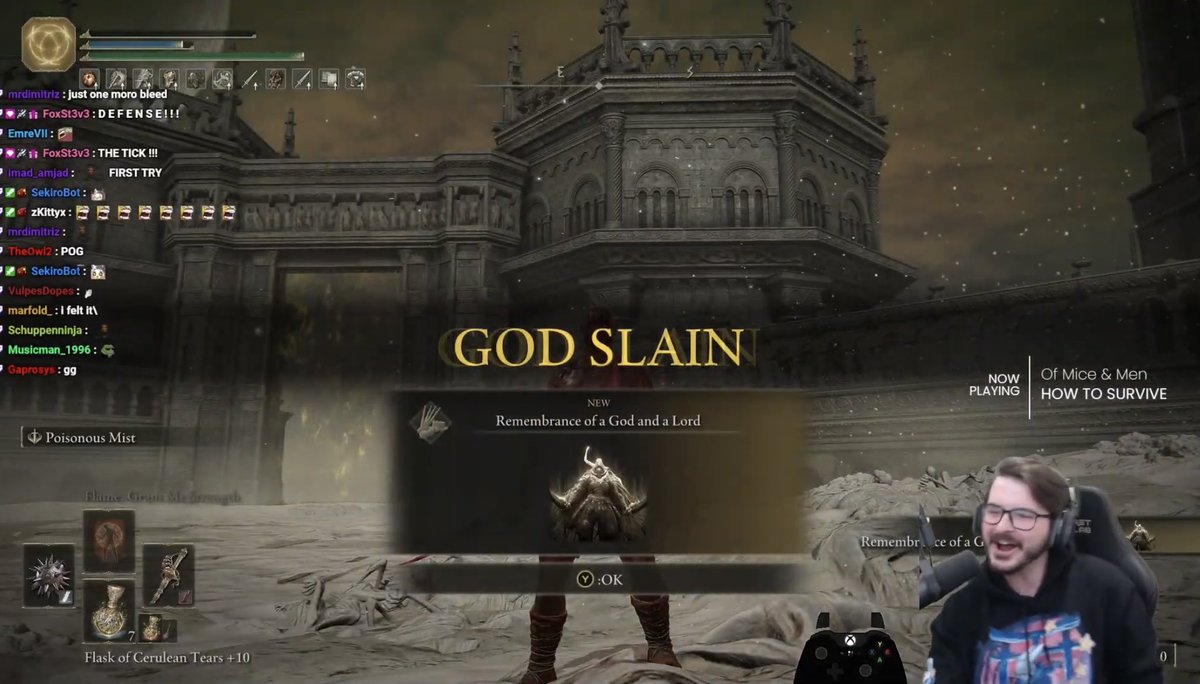 SekiroShadow's tweet photo. Yesterday we defeated the final DLC boss on the hardest difficulty NG+7 with:
• level one
• +0 weapon
• no scadu blessings
• no hit

I think I’ve been stockholm syndrome’d into being addicted to this boss 😅 https://t.co/ne5kPDxyVa