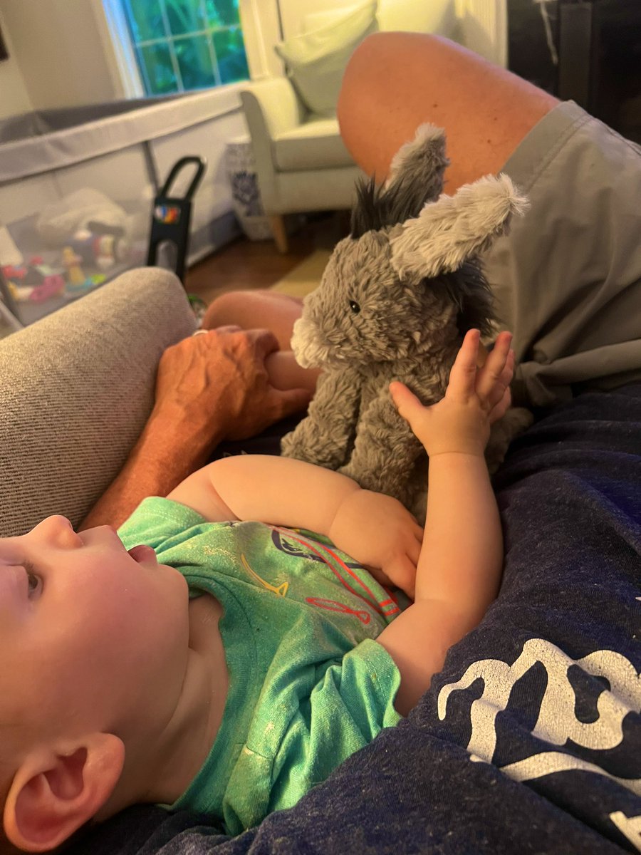 fcorriher's tweet image. Loving on Dad (and Donkey) before an 11-day trip…❤️