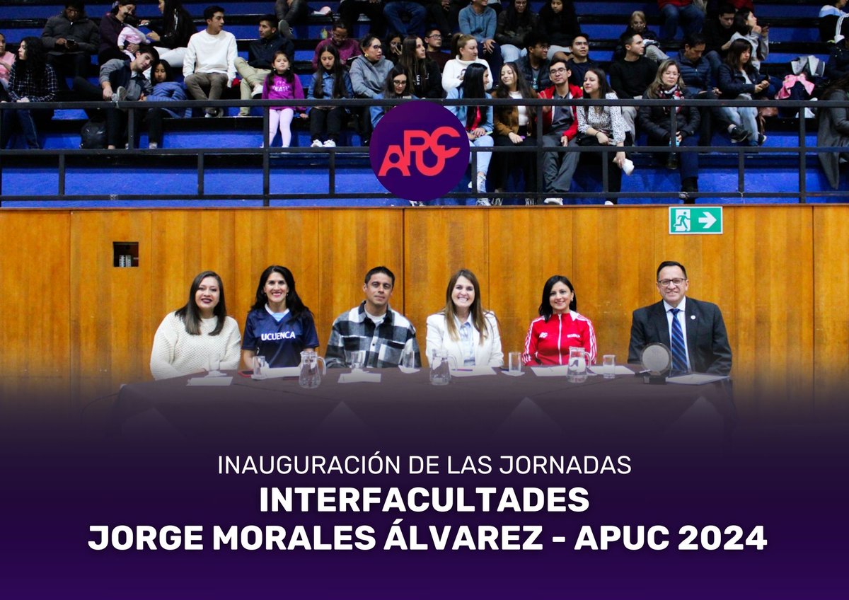 ApucUcuenca's tweet photo. Nos complace anunciar la exitosa inauguración de las Jornadas Interfacultades Jorge Morales Álvarez - APUC 2024. La ceremonia cargada de entusiasmo y compromiso, marcó el inicio de una serie de actividades deportivas.
#ApucUCuenca #Interfacultades #JornadasDeportivas https://t.co/59XkK03qnM