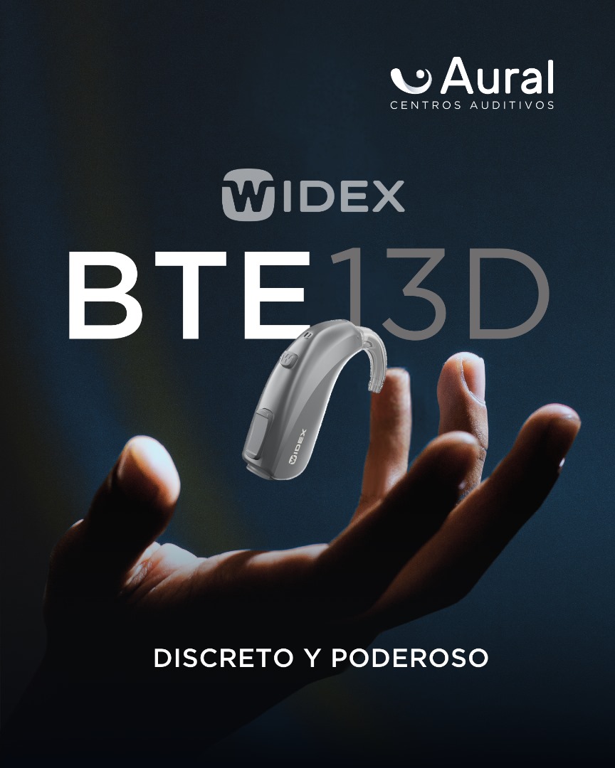 La versatilidad que tiene el formato BTE 13 lo hace adecuado para cualquier grado de #hipoacusia 
Es un equipo potente con las prestaciones más demandadas, como conectividad directa al móvil, inteligencia artificial y recargabilidad.
#CentrosAural #ConSonidoWidex #ConectandoVidas