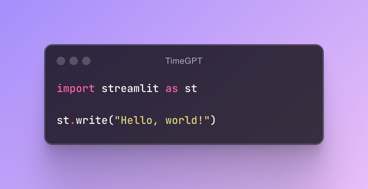🌟 Creating custom web apps with Streamlit. Perfect for ML and data science. Turn your scripts into apps! Here's a simple app. #Streamlit #DataScience