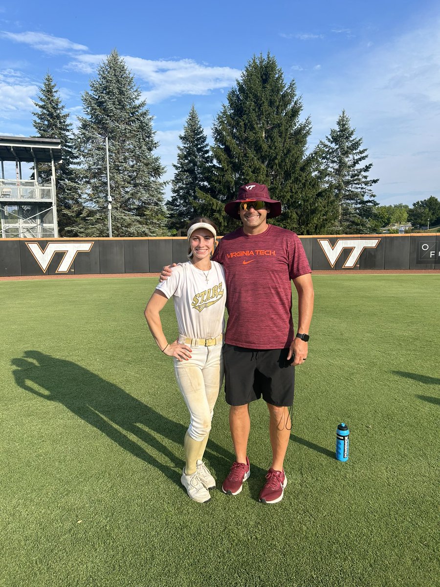 Rylee Schmid 2026 (@rylee_schmid) on Twitter photo Thank you Coach Pete, Coach Mike, Coach Josh and all the players for such a great camp!
Looking forward to coming back to another camp in the future!
<a href="/virginia_tech/">Virginia Tech</a> <a href="/HokiesSoftball/">Virginia Tech Softball</a>
<a href="/VTechSBcoach/">Pete</a> <a href="/michaellew10/">Mike Lewis</a> <a href="/jjpower19/">Joshua Johnson, PhD</a> <a href="/SBRRetweets/">Softball Recruiting Reposts</a> <a href="/CoastRecruits/">Coast 2 Coast Recruits</a> Thank you Coach Pete, Coach Mike, Coach Josh and all the players for such a great camp!
Looking forward to coming back to another camp in the future!
<a href="/virginia_tech/">Virginia Tech</a> <a href="/HokiesSoftball/">Virginia Tech Softball</a>
<a href="/VTechSBcoach/">Pete</a> <a href="/michaellew10/">Mike Lewis</a> <a href="/jjpower19/">Joshua Johnson, PhD</a> <a href="/SBRRetweets/">Softball Recruiting Reposts</a> <a href="/CoastRecruits/">Coast 2 Coast Recruits</a>