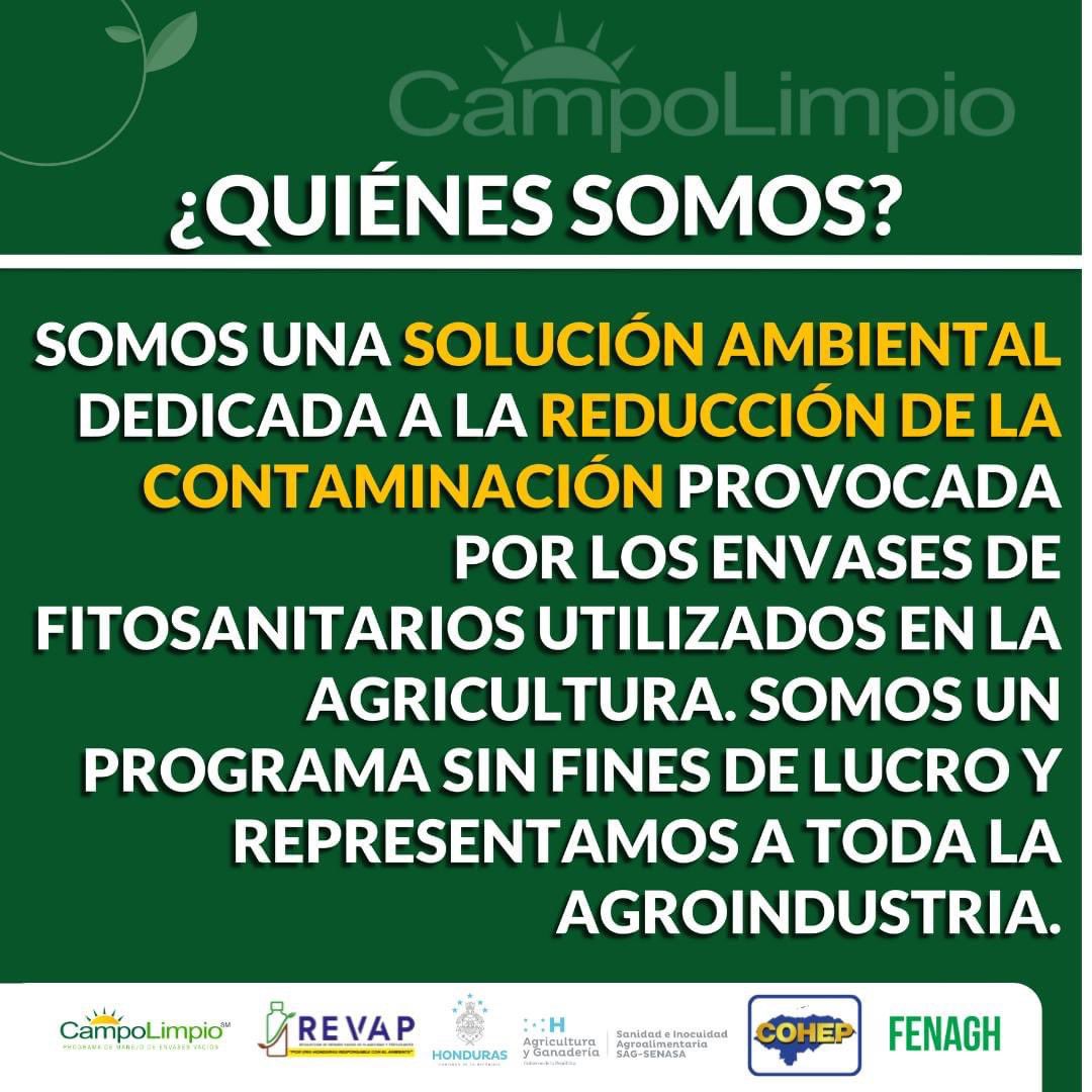 Ahsafe1's tweet photo. Programa CampoLimpio/Revap

¡Conoce un poco más de quienes somos y lo que hacemos!

#BPA #ahsafe #plaguicidas #revap #AgriculturaSostenible #AgriculturaSostenible #FENAGH #Cohep #agro https://t.co/pkEYx7pjir