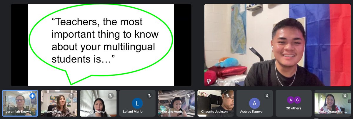 Supporting Multilingual Learners PLC for beginning teachers