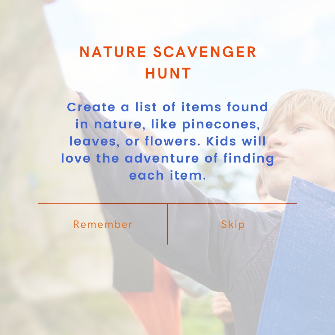tinabryson's tweet photo. Did you know spending time in the sunlight can enhance your kid's mood, improve motor development, and boost their immune system? Outdoor play is also a fantastic way to build connections and confidence in kids. 🌳 Swipe for some outdoor activity ideas.
#TheWayOfPlay #play https://t.co/ve99vI6wW4