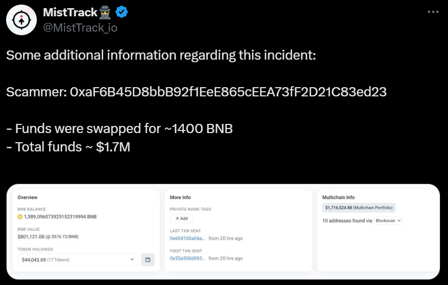 SDChain tweet media
