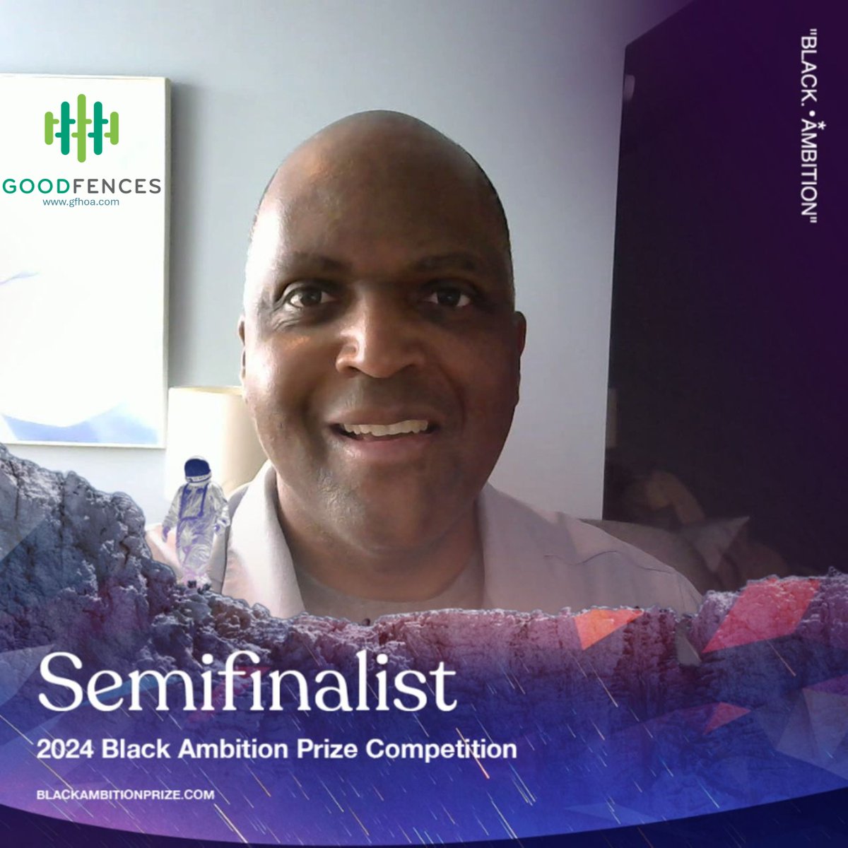 We are thrilled to announce that GoodFences has been named a semi-finalist in Pharrell Williams' Black Ambition Prize Competition in the Artificial Intelligence category. "Being selected as a semi-finalist among such innovative Black and Hispanic-led companies is truly an honor.