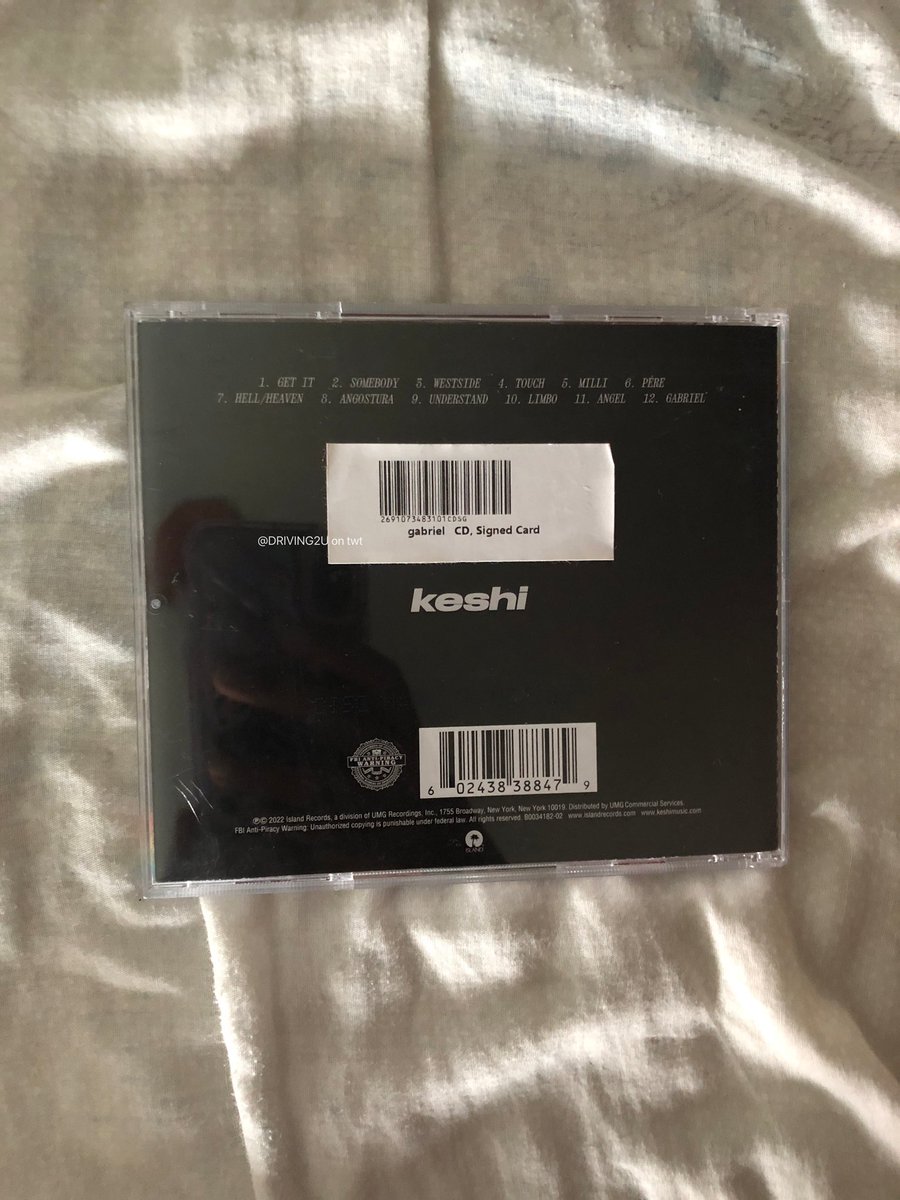 DRIVING2U's tweet photo. RUSH SALE!!!
WTS/LFB KESHI GABRIEL SIGNED ALBUM/CD
(with visible scratches on the case)
₱1300-1000
mop: gcash
mod: lalamove https://t.co/UGNpllKBdO