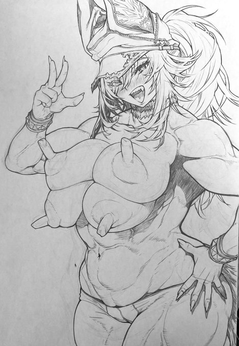 胴体のくびれを分かりやすくするために、少しだけ修正しました。 