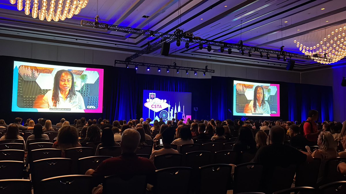 MADtechcoach's tweet photo. Glad to be at my first @csteachersorg conference. Glad to be hear to learn and take it back to @tsd202. #CSTA2024 #AFE2024 https://t.co/XPDI9o5pKg