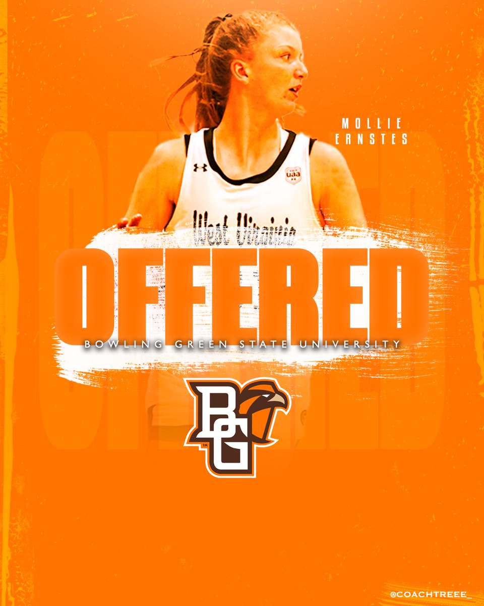 Mollie Ernstes ‘26 (<a href="/MoErnstes/">Mollie Ernstes</a>) has picked up an offer from Bowling Green! 

#WVThunderFam | ⚡️⚡️