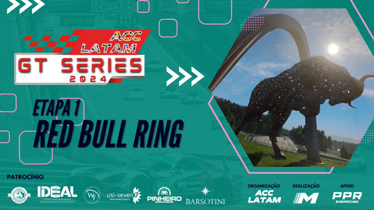 🔴AGORA AO VIVO🔴

Estou participando da 1º etapa da GT Series 2024 Categoria GT4, em Red Bull Ring, Austria.

Venha torcer para os pilotos do Multitap Racing

OFICIAL -> youtube.com/watch?v=jMmV6Y…

MINHA TWITCH -> twitch.tv/telmitusxbm

Chega mais pra curtir a transmissão.