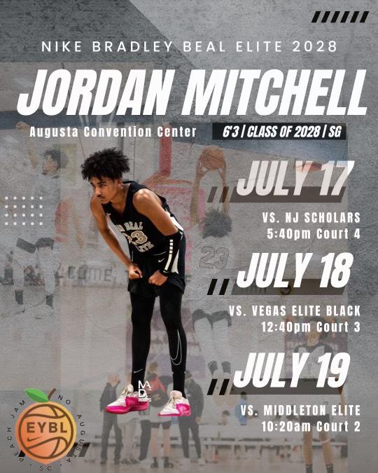 BabyLuka15's tweet photo. Coaches come see the show 🍿! JR Peach Jam Augusta, GA. #babylukaTime #winningisamust #BBE #2028 https://t.co/QM1qBmuLt3