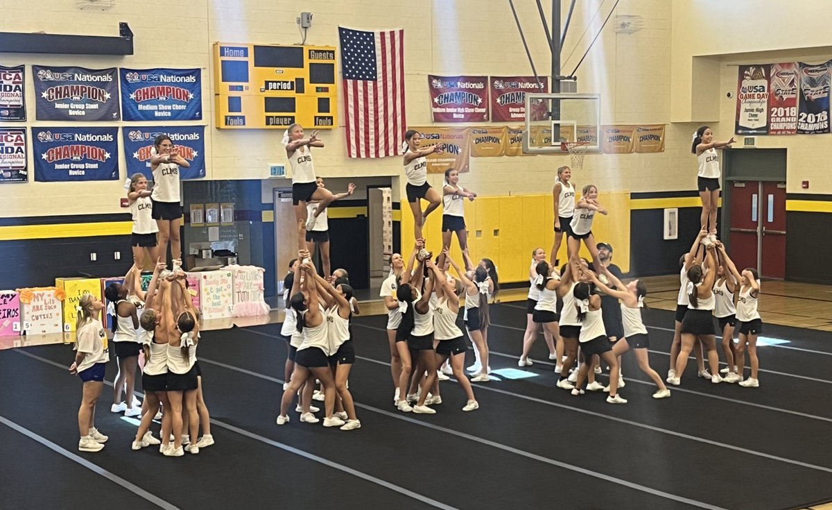 GilRod19's tweet image. Cheer Camp at the Lake. Let’s Go!!!