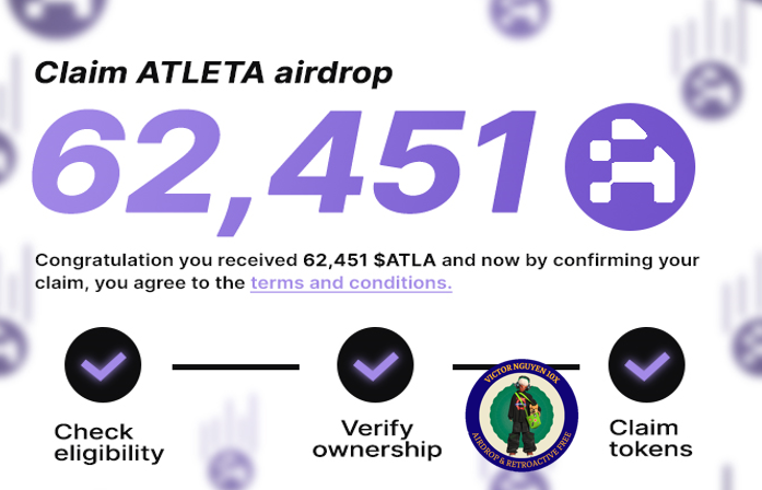 Victornguyen10x's tweet photo. #Airdrops 221

          Xác nhận airdrop khủng từ $ATLETA - Layer 1

@Atleta_Network  là một blockchain L1 sử dụng công nghệ Substrate và cung cấp một hệ sinh thái tập trung vào thể thao với chi phí gas thấp và khả năng mở rộng cao hơn.  
Dự án xác nhận 20% nguồn cung được phân bổ cho cộng đồng. Đây là một con số lớn và phần thưởng cũng được đảm bảo.

1. Join Tele nhé ae https://t.co/D6upg4s8Fc  (Chat: https://t.co/AhTOa7W0qt…) để cập nhật thông tin mới nhất và nhận support 24/7 khi có bất cứ khó khăn gì nhé

2. Đăng ký

=> Truy cập: https://t.co/8oaOXT2C3V
=> Connect wallet  -> Connect tài khoản X -> Connect Discord

3. Faucet

=> Truy cập: https://t.co/BqgdalWeXL
=> Nhấn vào "Send me $ATLA"

4. Bridge

=> Truy cập: https://t.co/Pw2wSvnvpS
=> Nhập số lượng 
=> Nhấn "Review transaction" 
=> Approve transaction trong ví

5. Stake

=> Truy cập: https://t.co/4Cg6Fumg1N
=> Nhấn vào "Stake now" 
=> Nhập số lượng để stake
=> Confirm staking