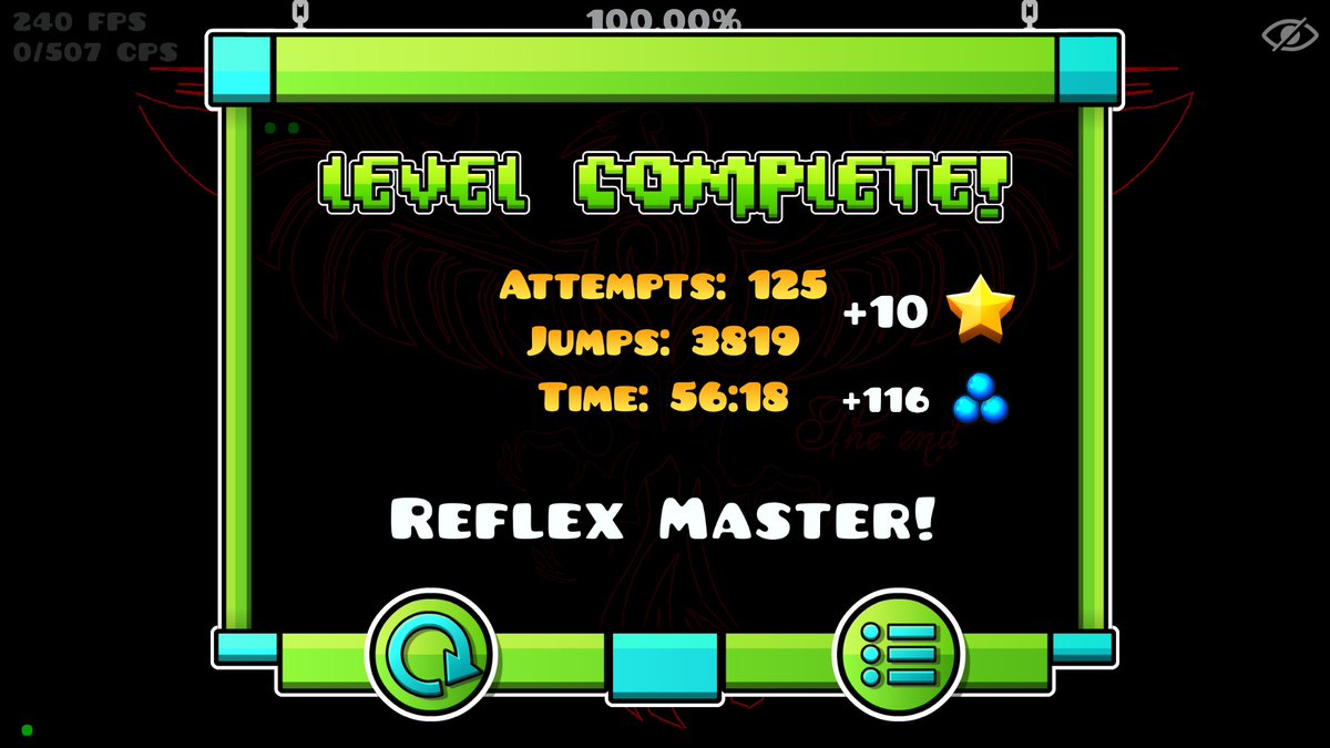 Frachi_Xd's tweet photo. Yatagarasu 100% 18 530 attempts. Got this on stream today, it was a tough journey but it was worth it! Check out the completion on my YouTube channel (link in bio)! :D https://t.co/rniQHeeGpK