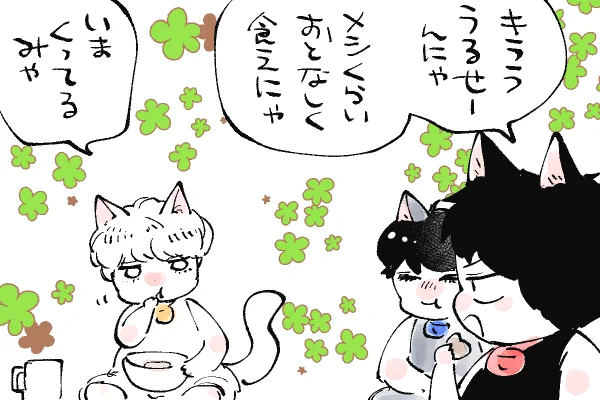 🐱キラキラにゃんこ生活
キララのせいで食卓に注目が👀 