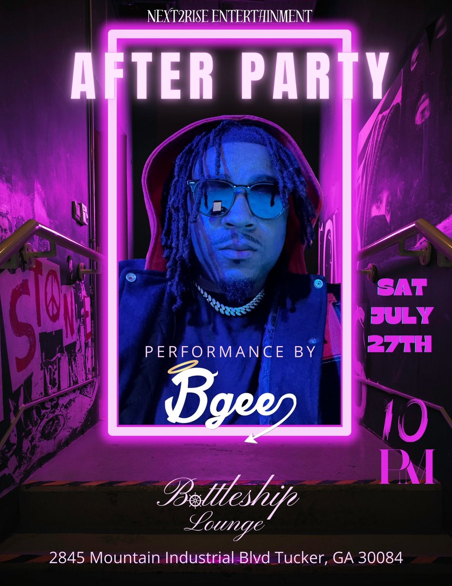 Come out on the 27th we live with if you enjoy great music and great vibes