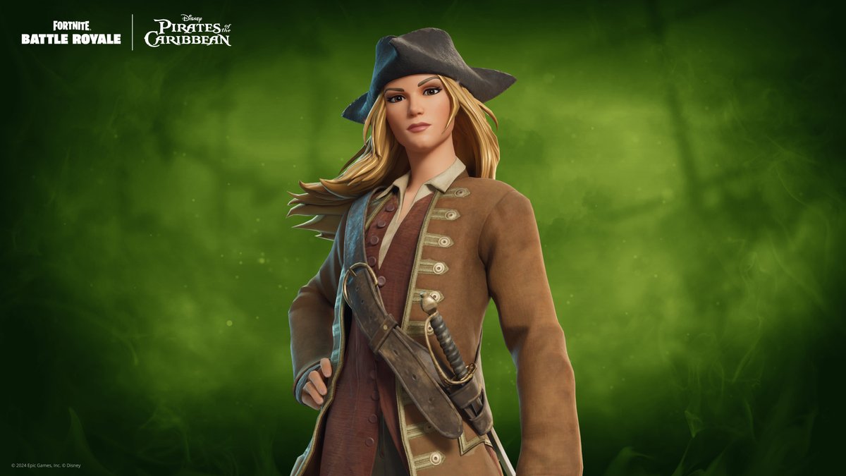 A curse births a captain. 
The pirates’ life lives through Elizabeth Swann, in the Shop!