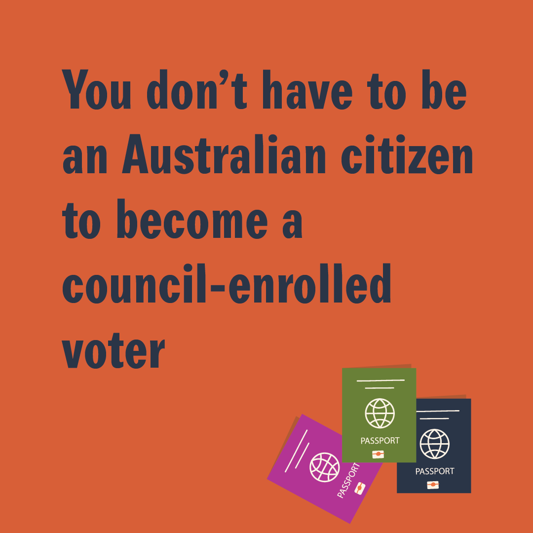 BanyuleCouncil's tweet photo. Your vote in Council elections matters! Choose leaders who care about your neighbourhood and work to improve it. 🗳️

Check if you're eligible and enrol by 4pm on Wednesday 7 Aug.

You don’t need to be an Australian citizen to be a council-enrolled voter.
https://t.co/2jLjPQfYZw https://t.co/FzZc65vLdZ