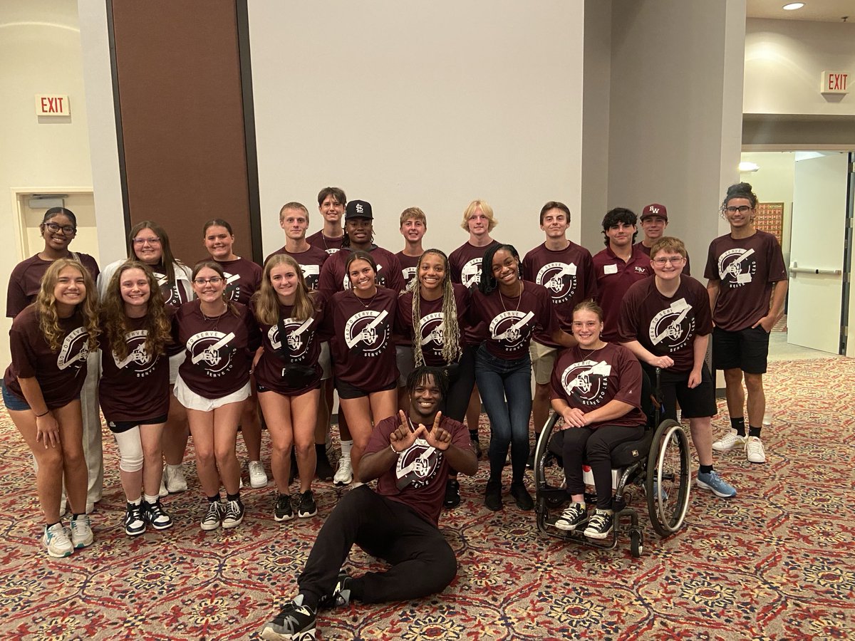 It was a great day at the Lead to Serve/ Serve to Lead Conference at the Collinsville Gateway Center. These Maroon Leaders were phenomenal today. They learned a lot of things that they can bring back to their teams and carry with them personally. Super proud of these athletes!!!!