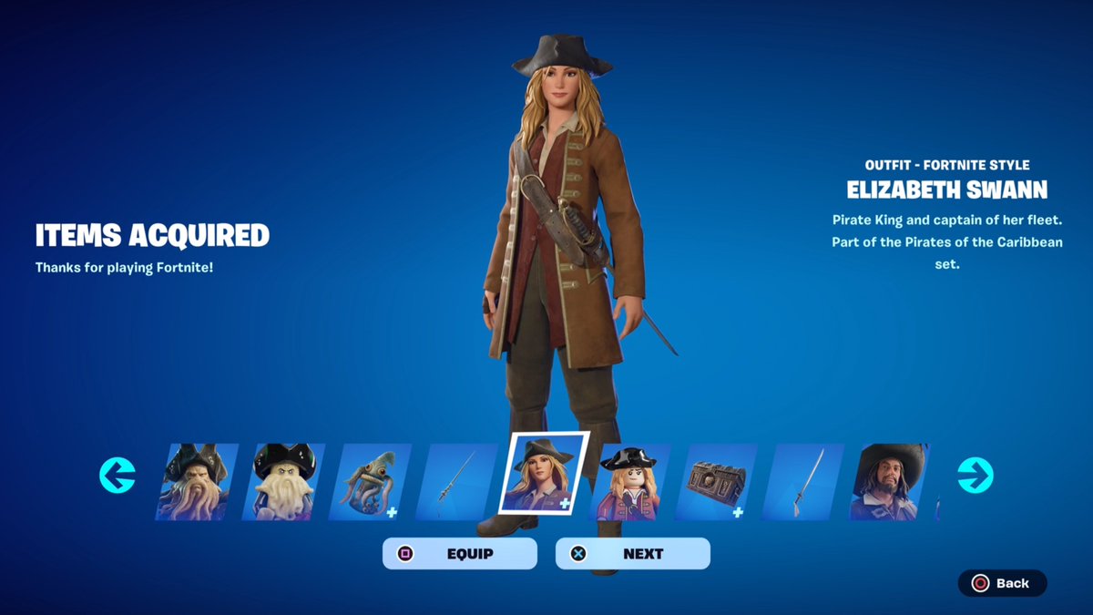 FortniteFNLK's tweet photo. Fortnite Pirates of the Caribbean Skin Giveaway 

To Enter: 
❤️♻️ LIKE &amp; RETWEET
📲 FOLLOW @ForkniteStatuss 
✅ COMMENT “DONE”

USE CODE ‘FNLK’ #ad https://t.co/88MtMMYYJ4