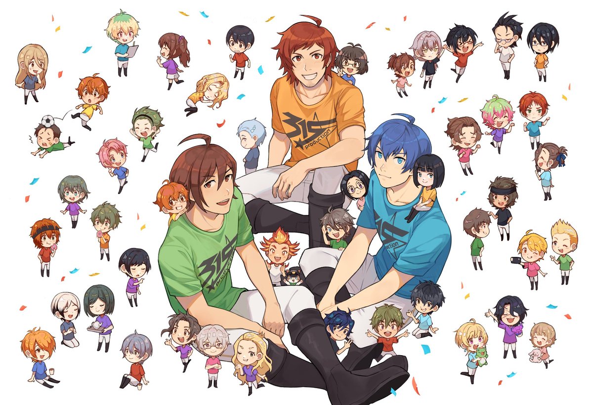 happy 10th anniversary sideM! collaboration with <a href="/swan___lake/">1-800-bunnylove: now accepting 100% love!</a> 🎉

#SideM10周年 #SideM10thZine