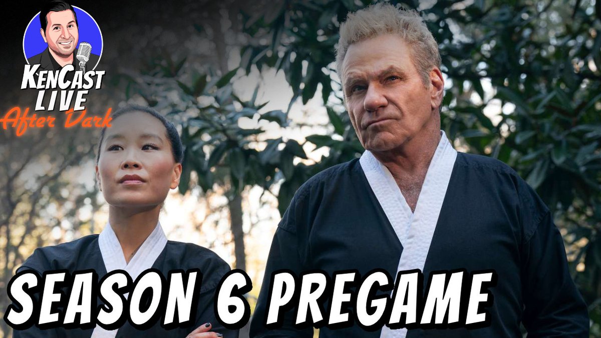 Join the KenCast pregame coverage for <a href="/CobraKaiSeries/">Cobra Kai</a> Season 6! Drew Rohaly is on the show - you won't want to miss it! Tonight at 9:30pm ET/6:30pm PT. Watch here or join the YouTube chat: youtube.com/live/P5iLlTgnu… #CobraKaiSeason6 <a href="/dar268/">Drew (@drewrohaly.bsky.social)</a>