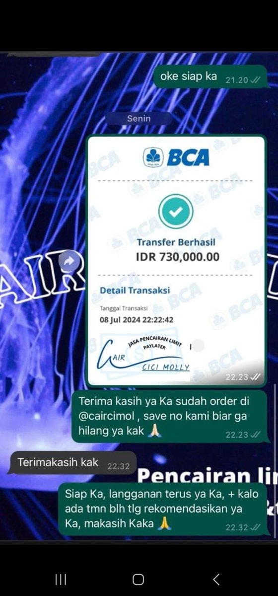 caircimol's tweet photo. Testimoni

Untuk proses dan pertanyaan apapun langsung ke IG @cairxpress @caircimol / W@ 0813 8691 4068

Terima kasih 🙏 https://t.co/LghyzExqUN