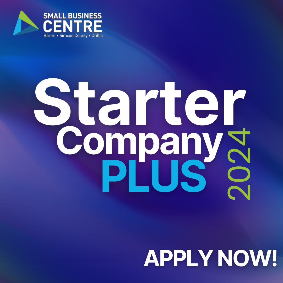 1 week left to apply!

Are you an entrepreneur who is starting, growing or buying a small business?

You could be eligible for the Starter Company Plus program &amp; may have the opportunity to receive a grant of up to $5k to put towards your business

Email smallbusiness@barrie.ca