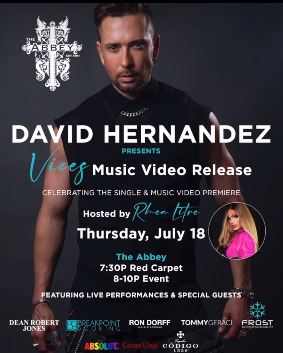 KristineWmusic's tweet photo. If any of our Music family is in the LA area, Don’t miss this event at the Iconic The Abbey Food &amp; Bar - West Hollywood!! David Hernandez is a super talented singer and a longtime friend. This will be a blast!! 🎵🎼🎉Congrats DH 😘 xo KW https://t.co/MFfhHqJnPn