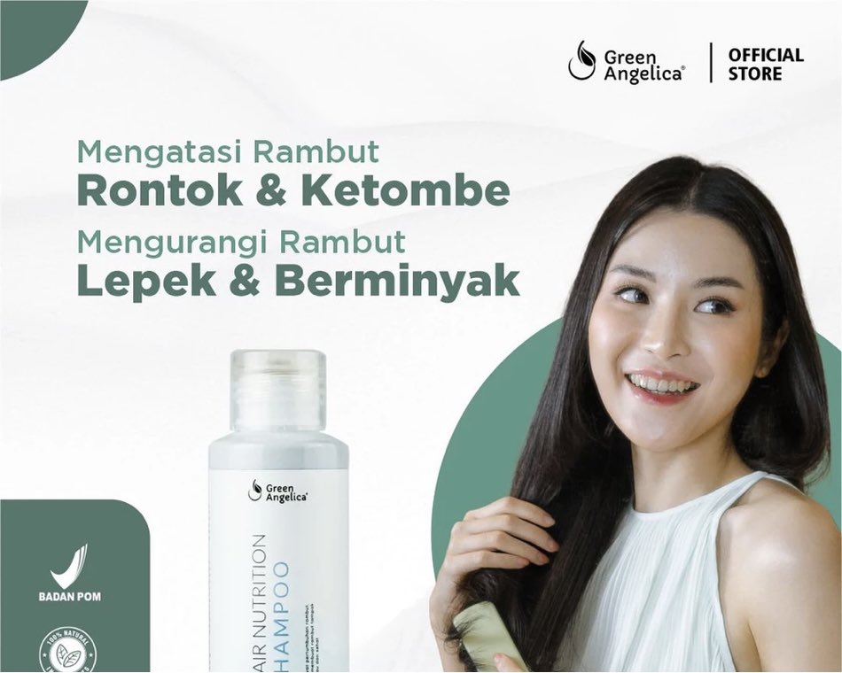 hnbbysyiv's tweet image. 10. ￼Green Angelica Hair Nutrition Shampoo Rambut Rontok Lepek dan Berketombe BPOM 100 ml
Link shopee: s.shopee.co.id/5VB0tUIIO5