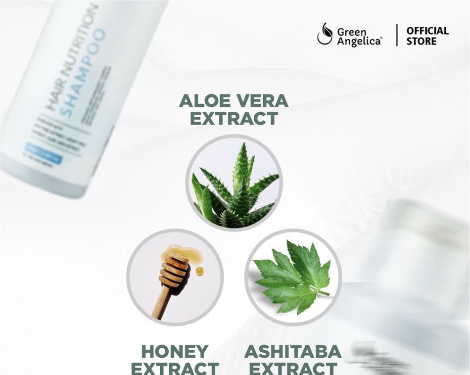hnbbysyiv's tweet image. 10. ￼Green Angelica Hair Nutrition Shampoo Rambut Rontok Lepek dan Berketombe BPOM 100 ml
Link shopee: s.shopee.co.id/5VB0tUIIO5