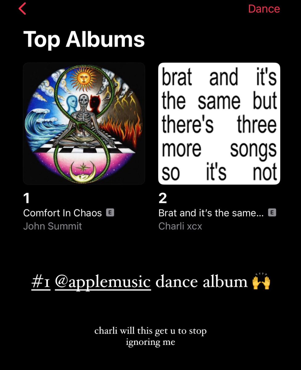 concertleaks's tweet photo. John Summit attempts to get Charli xcx’s attention again in a new Instagram story! https://t.co/sQRFDqDLqj