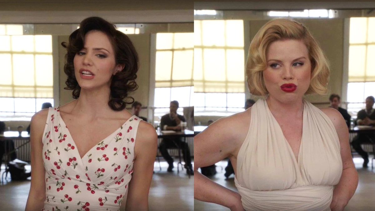 JoeyMoser83's tweet photo. Five minutes into showing my husband the majesty of Smash for the first time, he says, "Soooo...we are supposed to believe that Megan Hilty has to fight for this?" https://t.co/IoG5svkif2