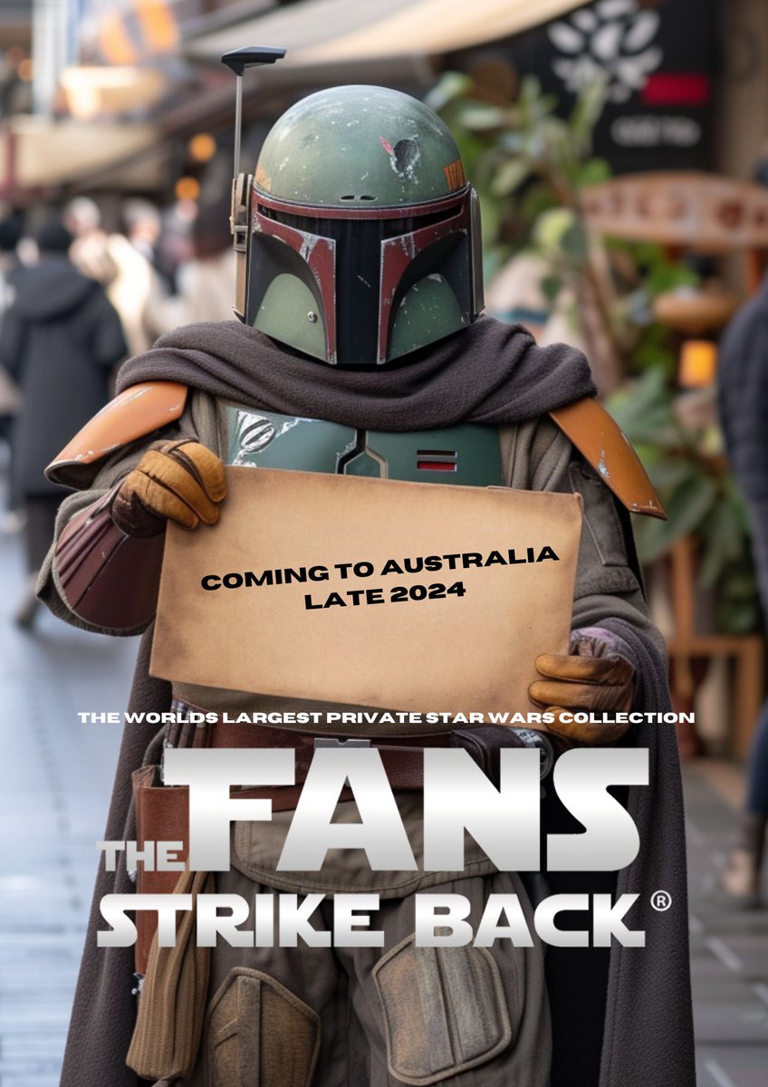 RalphCarrRCM's tweet photo. @fansstrikebkau  coming to @Melbourne  @fever_gl @starwarsau @HenrySkillz @TimeOutMel @WhatsOnMelb https://t.co/34GVmscftY