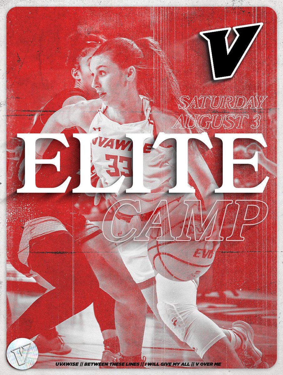 ELITE CAMP // AUG 3

Come rock with us in the best gym (!) in D2!
⌚️ Saturday, Aug 3 | 1-5pm
💸 $75 per camper, includes shirt
⚔️ sharpen your skills with college drills

Link in bio! Limited spots! #VoverMe
