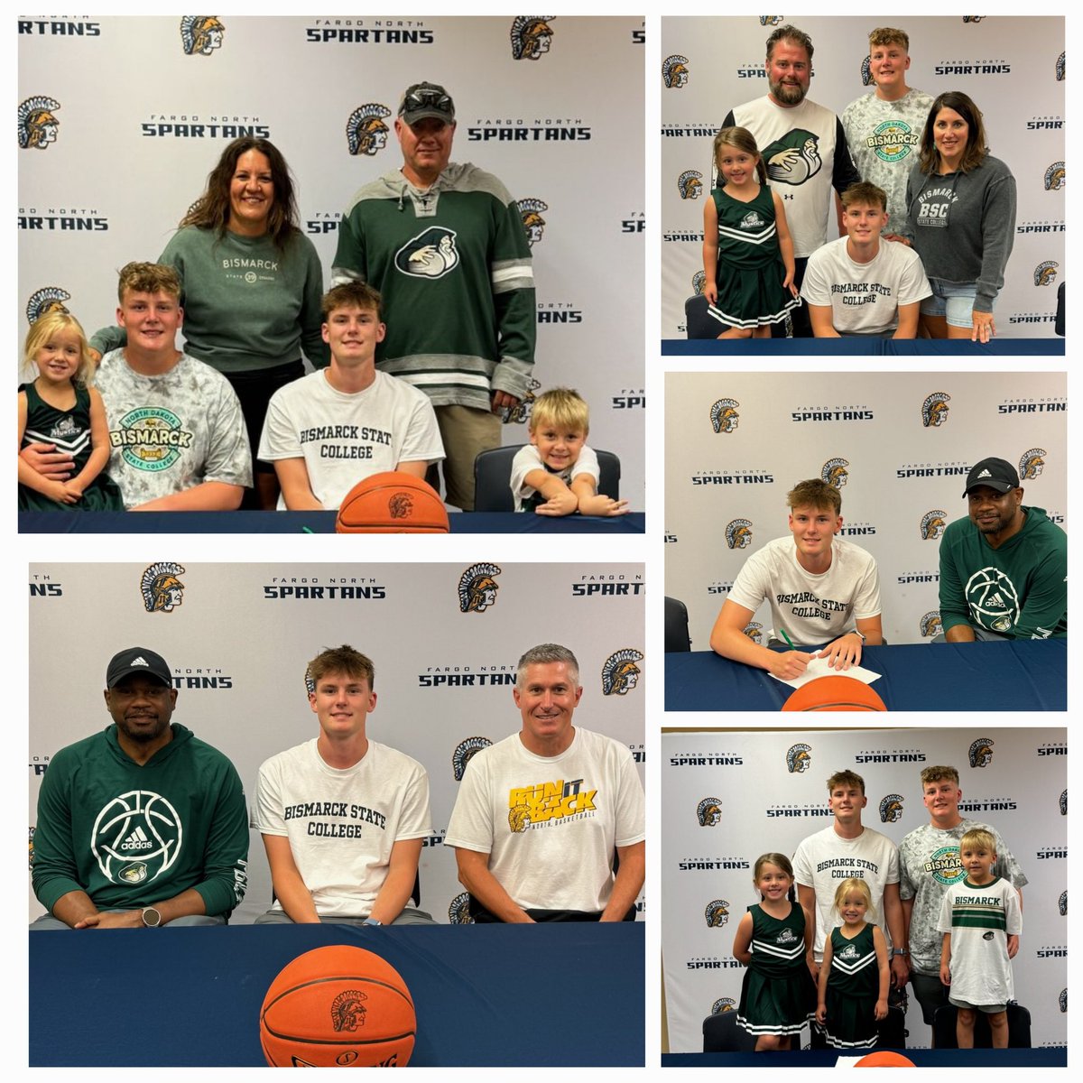 It was an awesome signing day for the Shilling family &amp; Coach Hoeg at Fargo North High School.
#MysticNation 🪄