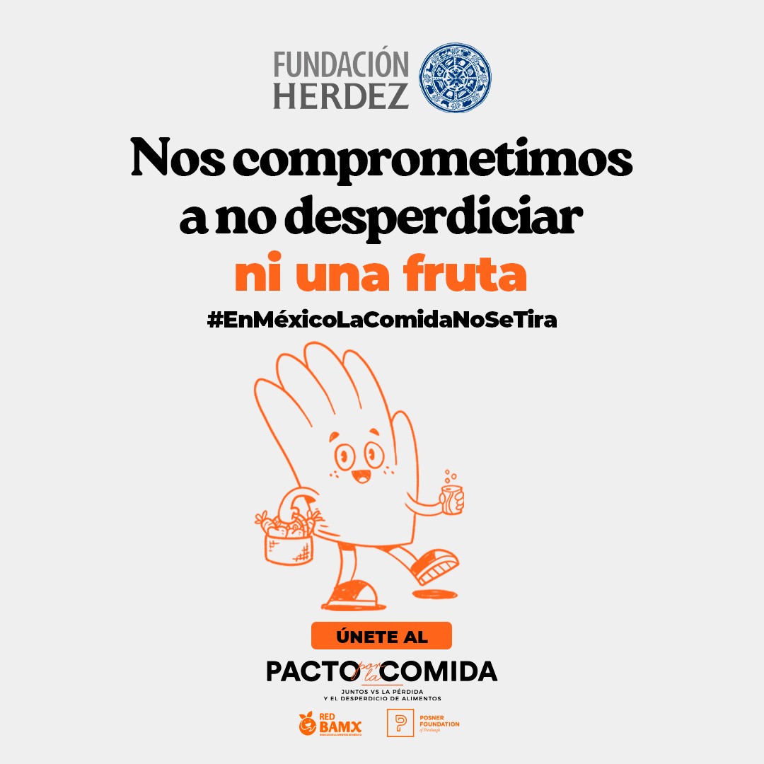 HerdezFundacion's tweet photo. El desperdicio de alimentos en México es un problema diario, ¿sabías que aproximadamente el 40% de los alimentos termina en la basura cada año?, lo que equivale a más de 30 millones de toneladas de alimentos desperdiciados.

 #EnMexicoLaComidaNoSeTira https://t.co/2RBoO5AdLg